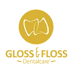 Logo-Gloss & Floss Dental Care på Södermalm