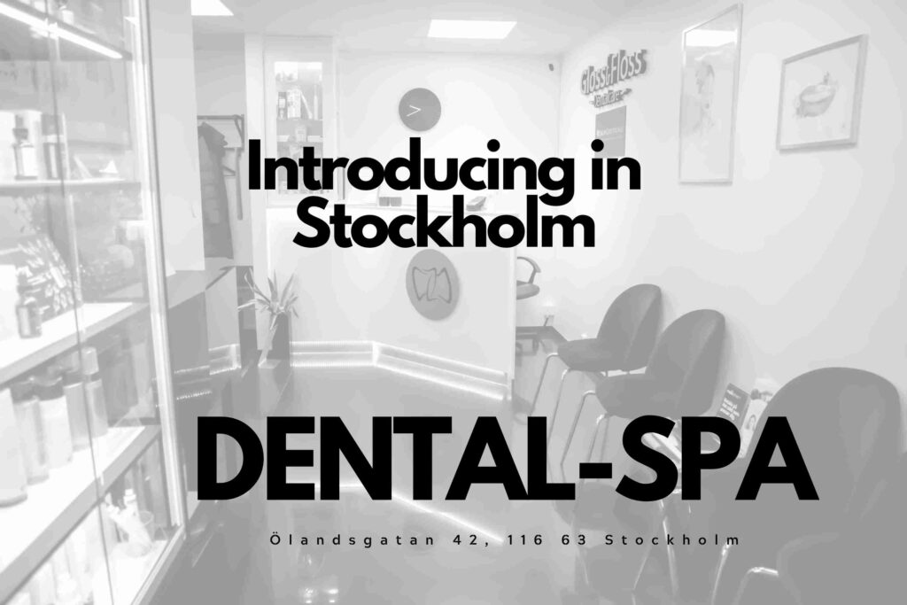 kholm, Sweden. Gloss & Floss is pioneering a new service in dentistry sector by offering Dental-SPA patients who are stressed of their visit to a dental office.