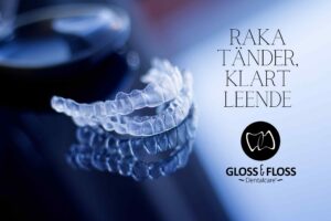 Invisalign tandställning från Gloss & Floss Dental Care för raka tänder.